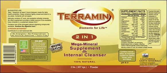terramin label